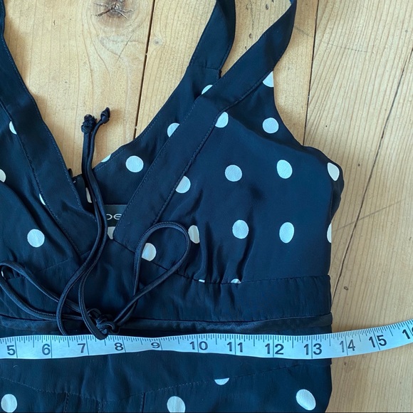 Bebe polka dot mini tank dress 90s style Medium - Picture 8 of 9